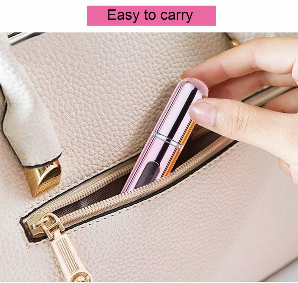 6 Mini Bouteille De Parfum Portable Rechargeable Avec Pompe De Parfum En Spray