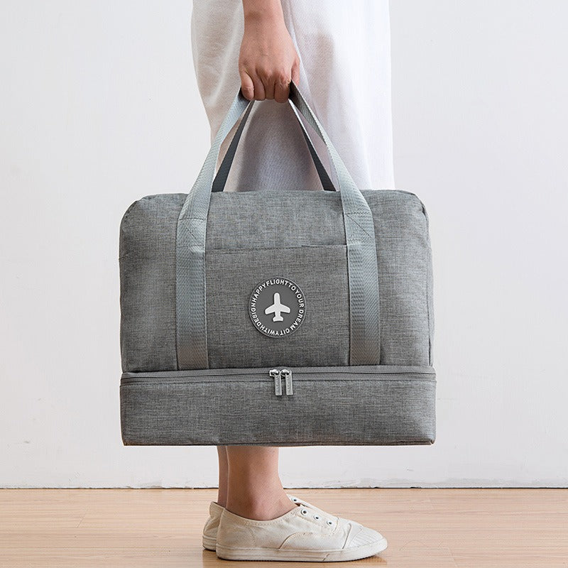 Sac À Main Multifonction Imperméable Avec Compartiment À Chaussures Pour Voyage , Sport  Et Pique-nique