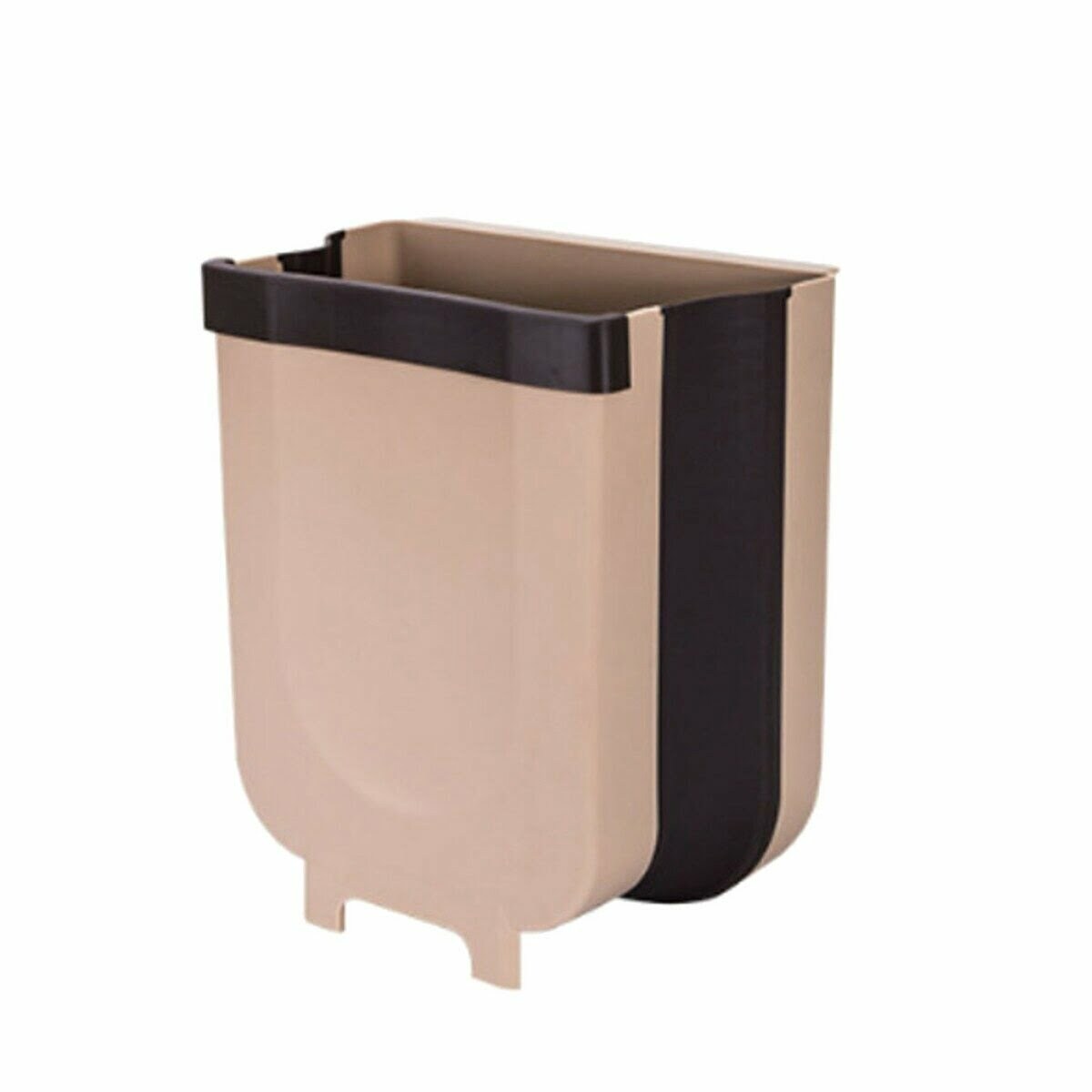 Poubelle pliable pour la porte d’armoire de cuisine