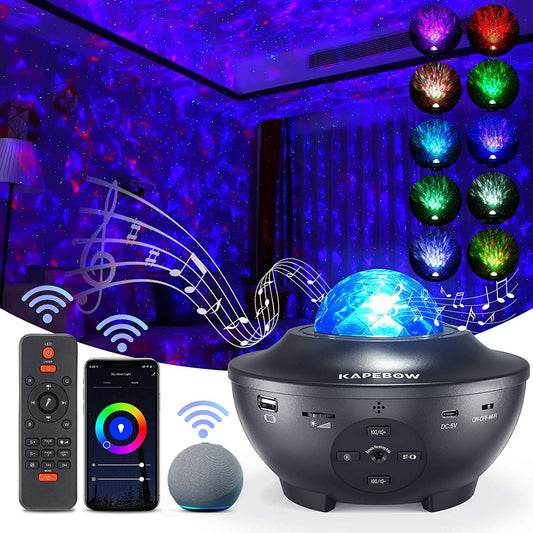 Projecteur étoilé avec haut-parleurs Bluetooth intégré